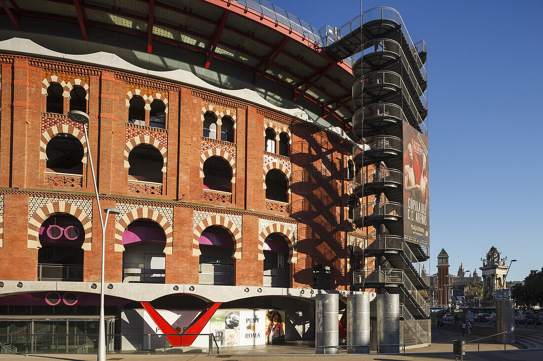 former bullring, Centro Commercial Arenas de Barcelona, shopping center, Eixample district, Barcelona, Catalunya, Catalonia, Spain, Europe