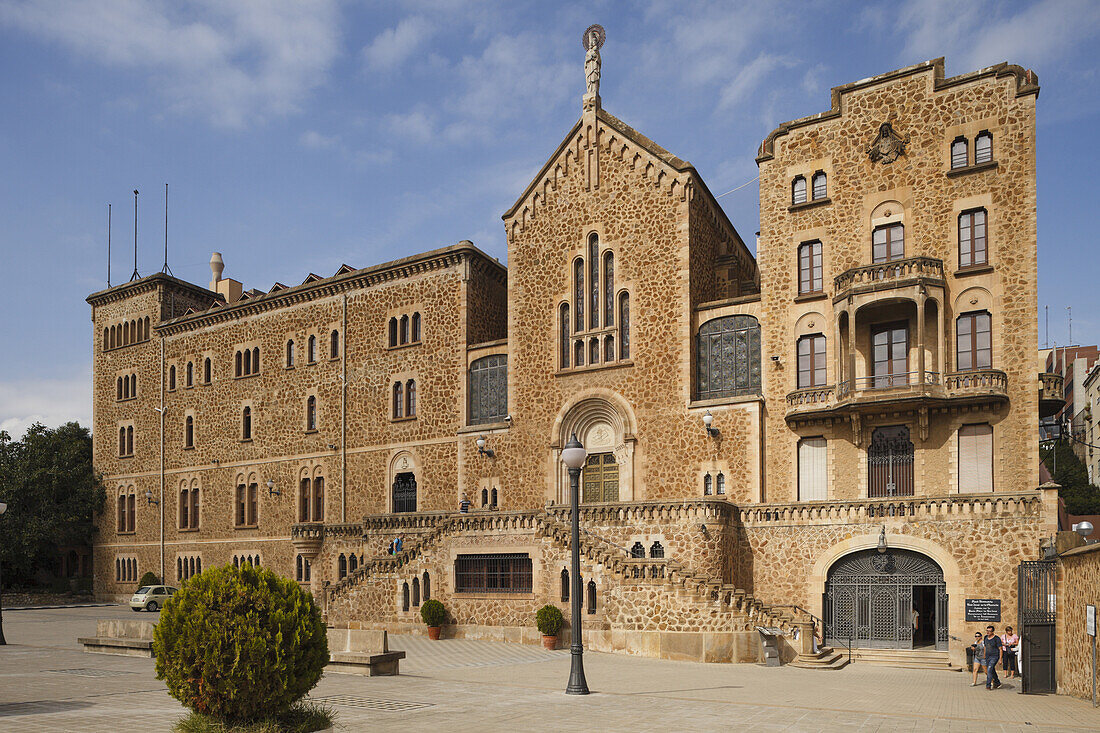 Real Santuario San Jose de la Montana, Kloster, Architekt Francesc Berenguer, Modernisme, Jugendstil, Stadviertel Garcia, Barcelona, Katalonien, Spanien, Europa