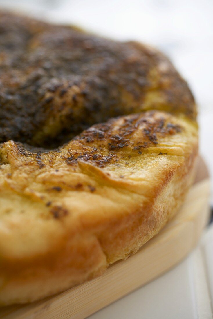 Pesto Focaccia Bread