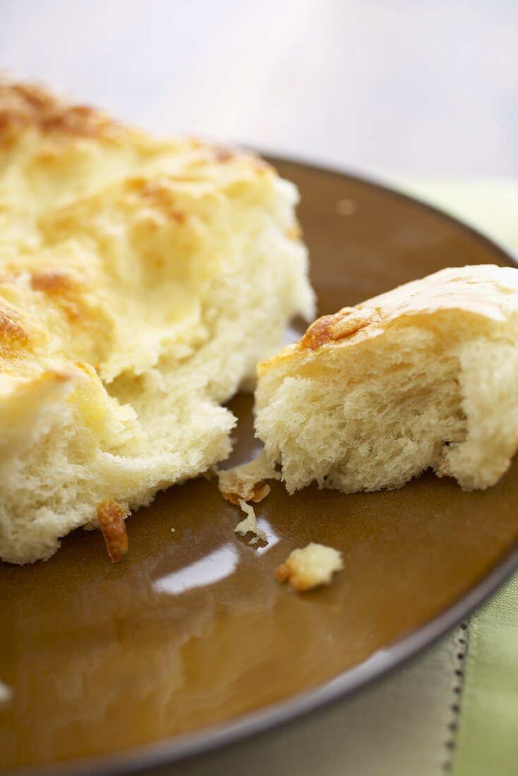 Focaccia mit Käse (Ausschnitt)