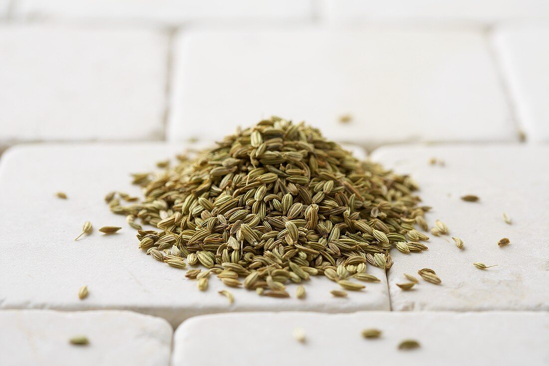 Pile of Fennel Seeds
