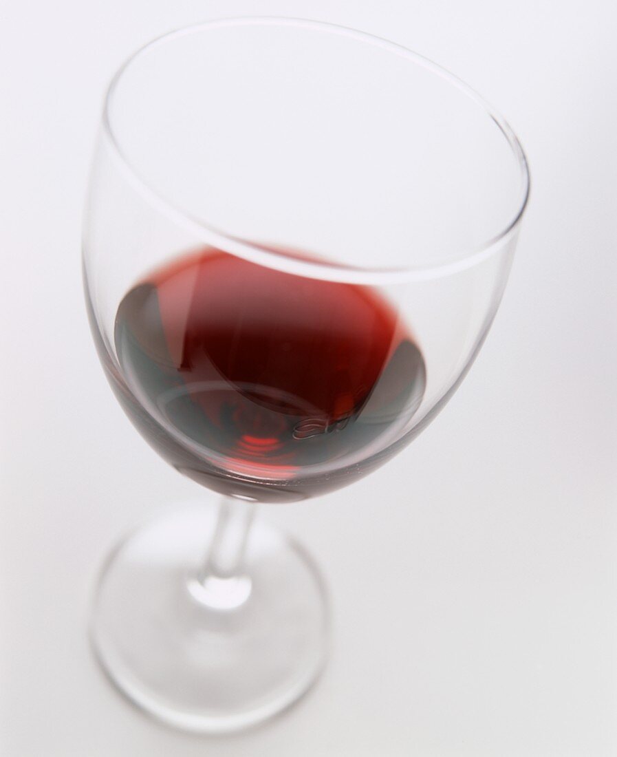 Glas Rotwein