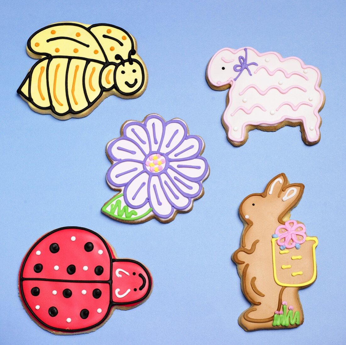 Assorted Spring Cut-Out Cookies