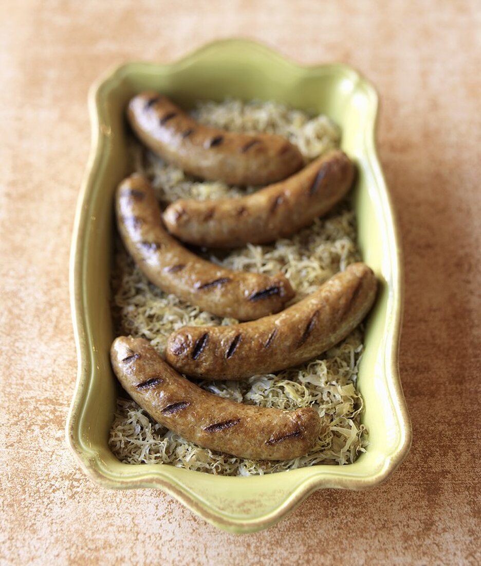 Sausages with sauerkraut