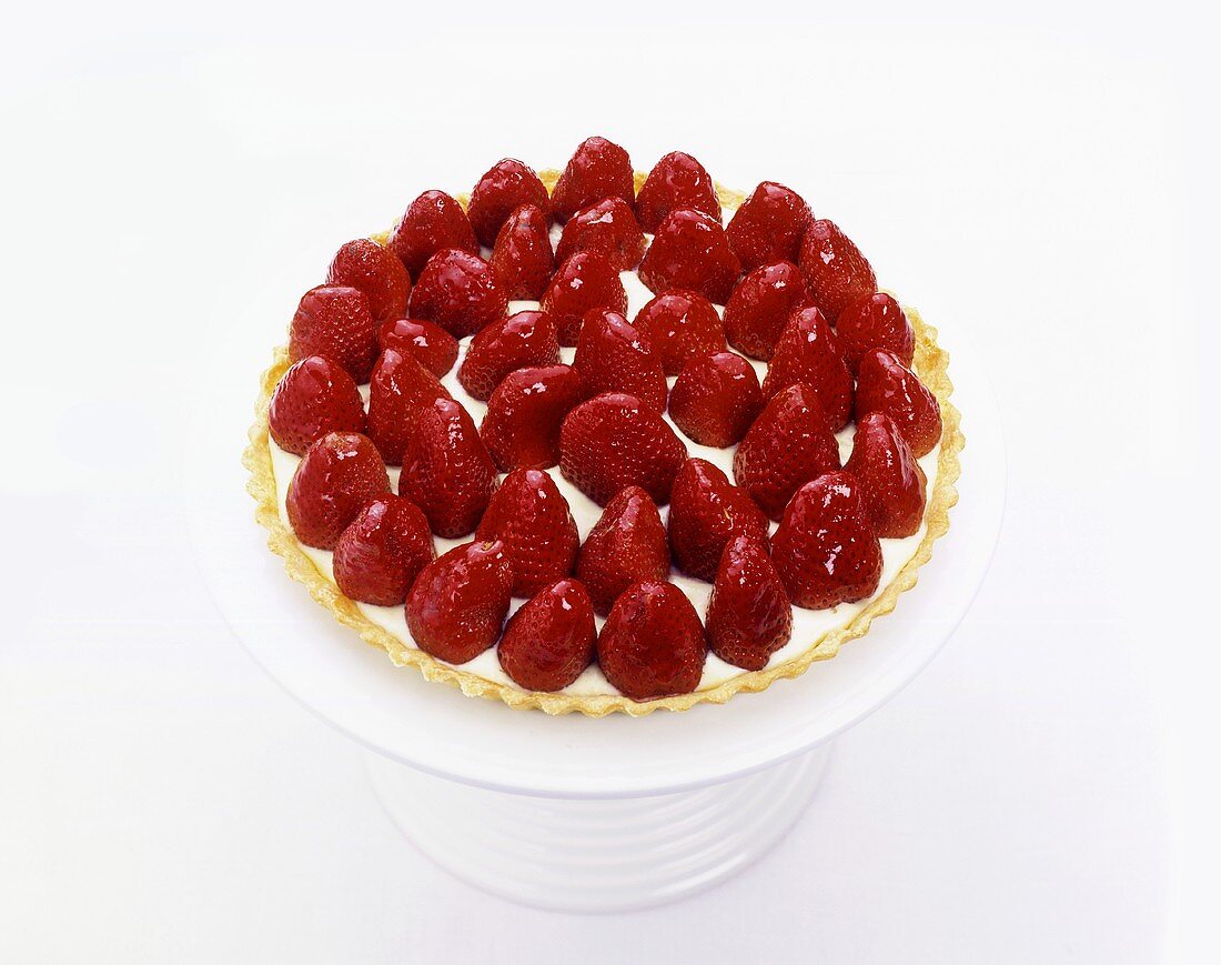 Strawberry Tart with Vanilla Cream