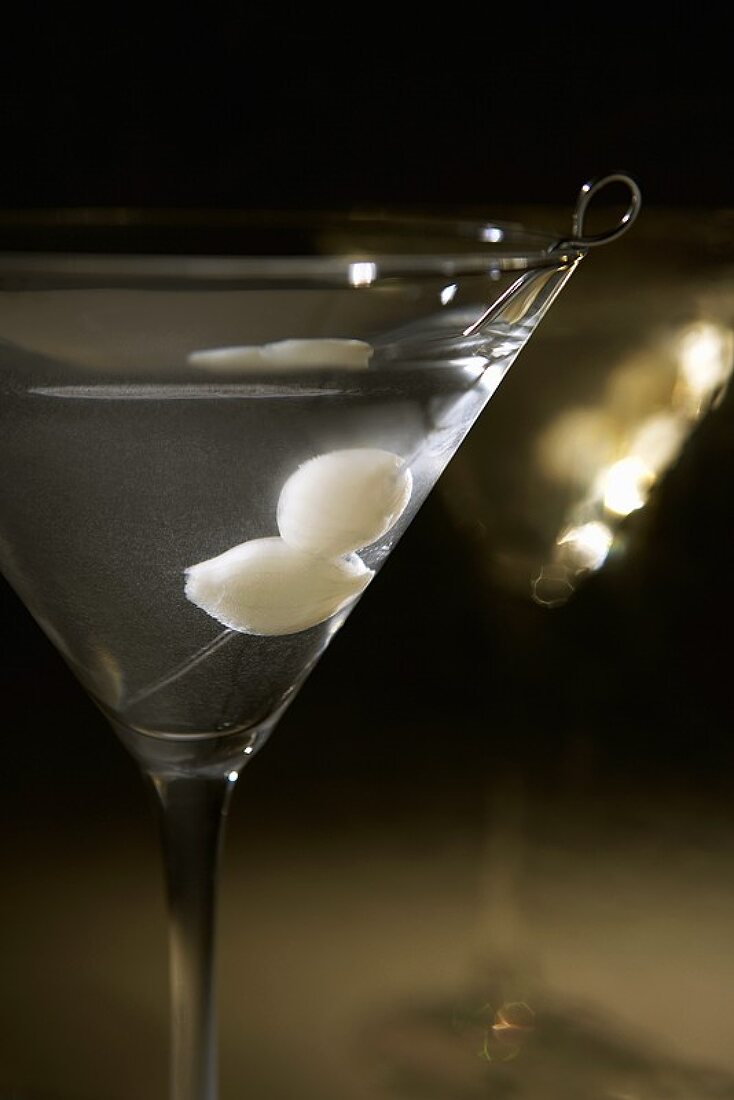 A Gibson Martini Close Up