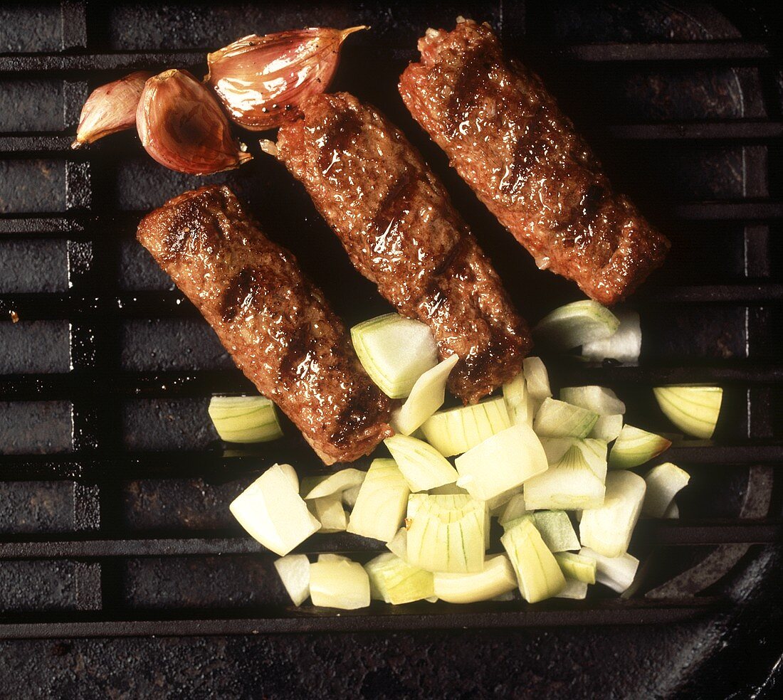 Cevapcici with Onions