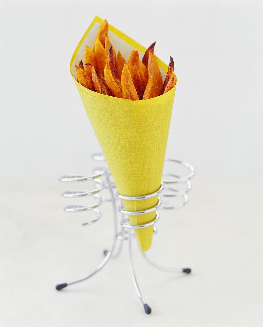 Paper Cone of French Fries