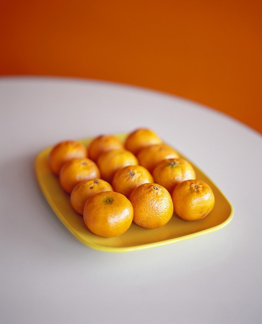 Orange Plate of Clementines