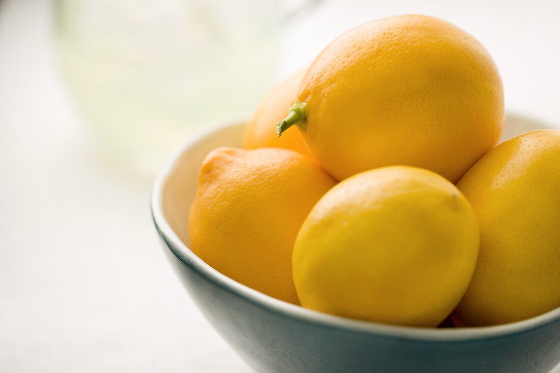 Bowl of Fresh Lemons