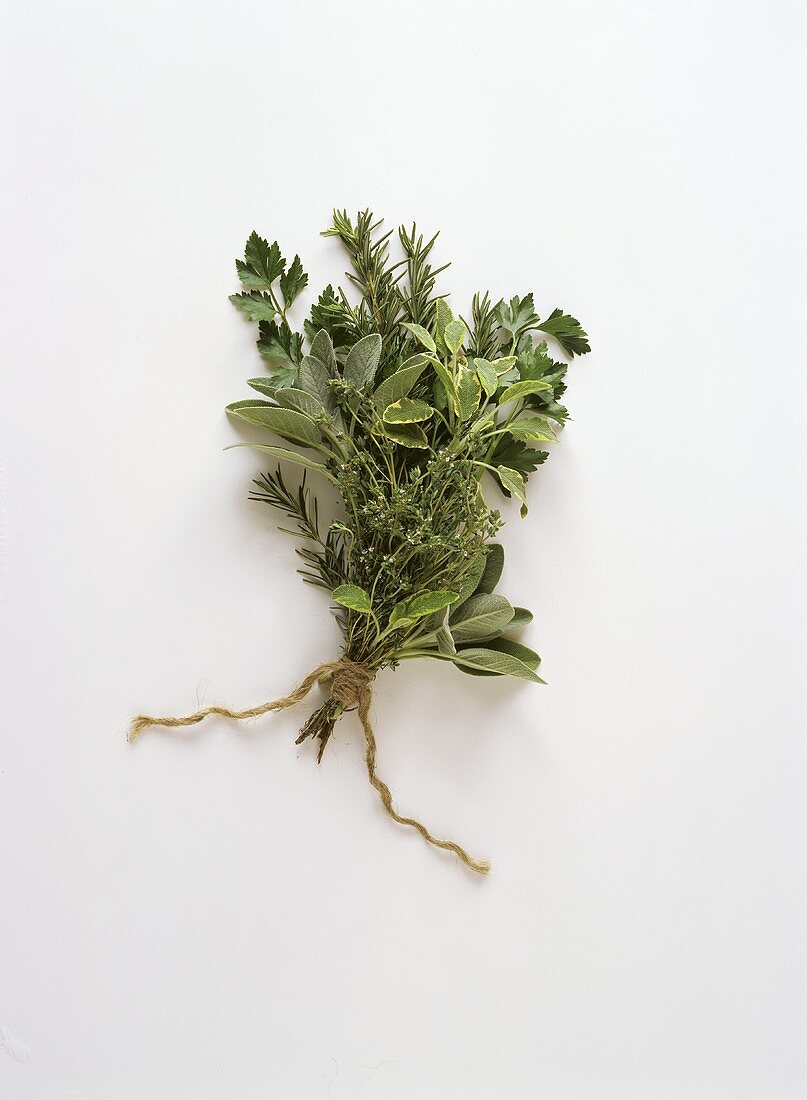Herb Bouquet with Rosemary, Parsley, Sage and Thyme