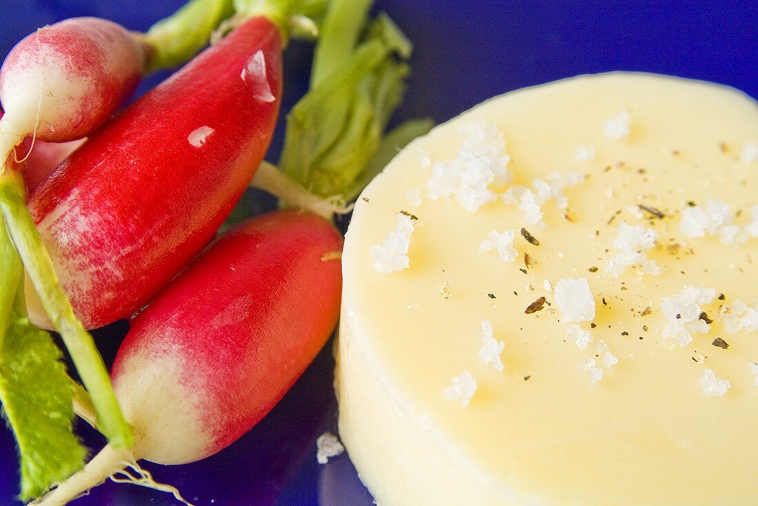 Goat Butter with Icicle Radishes