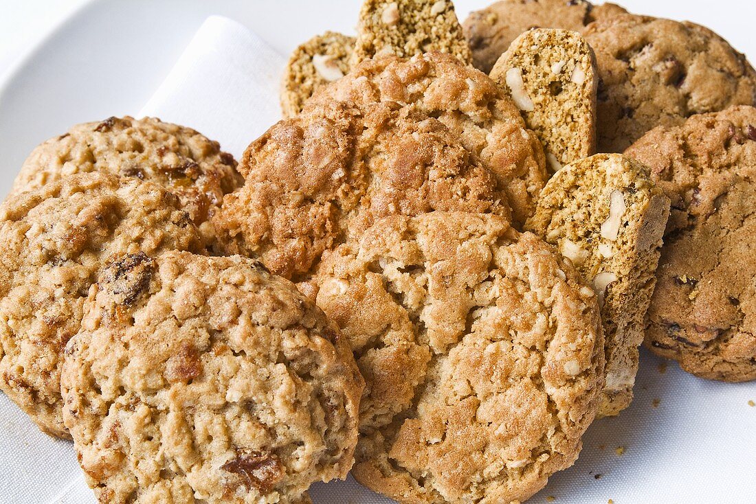 Verschiedene Plätzchen und Biscotti