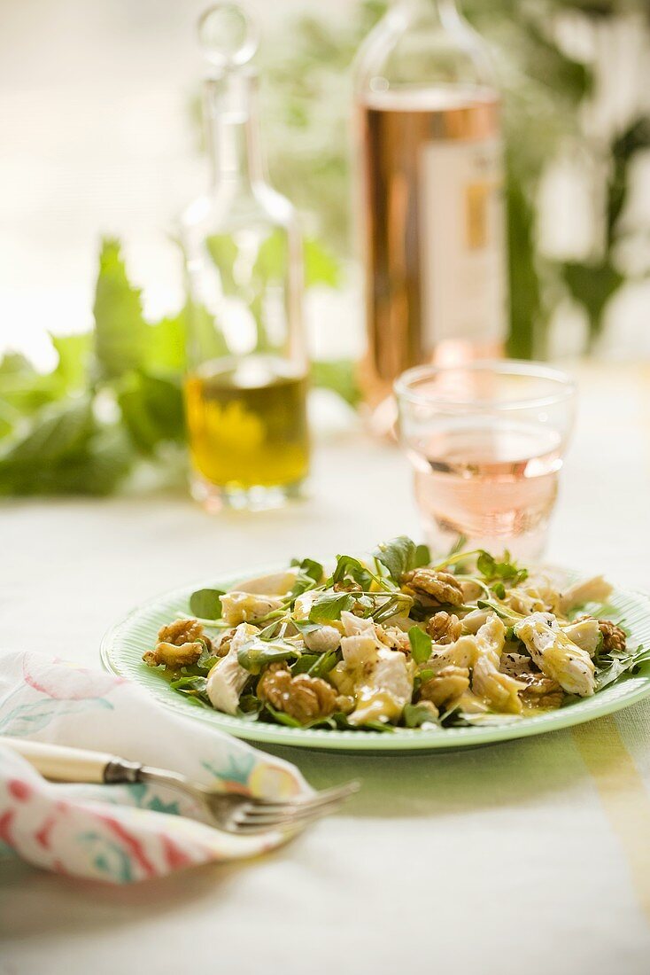 Chicken, Watercress and Walnut Salad