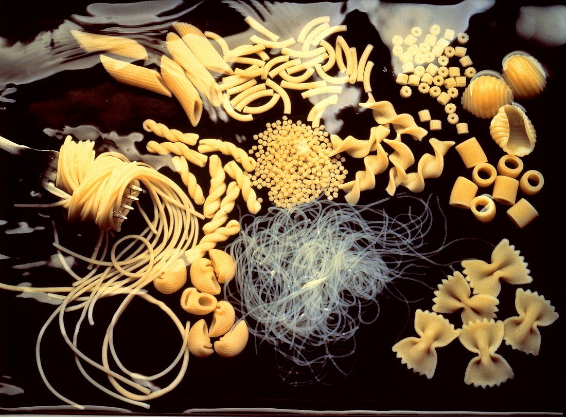 Assorted Noodles in Water