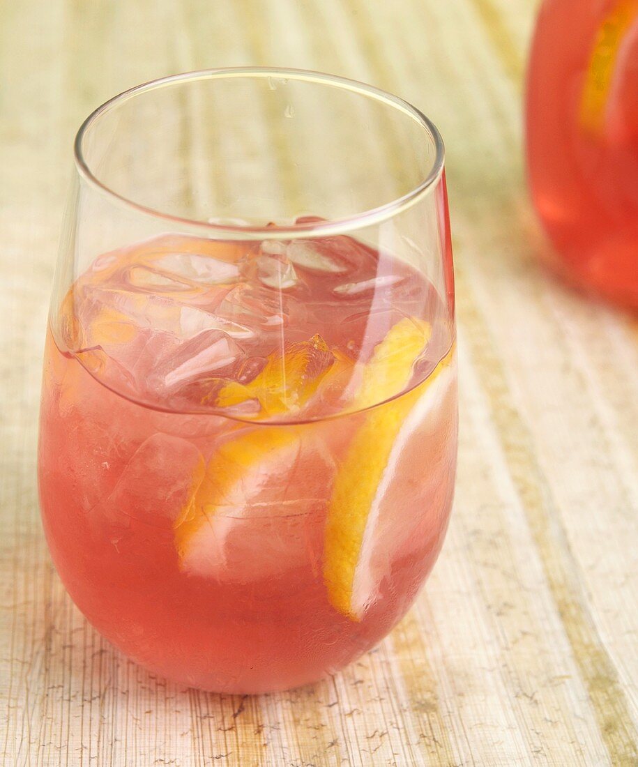 Glass of Cranberry Lemonade