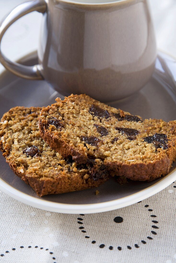 Kastenkuchen mit Pflaumen