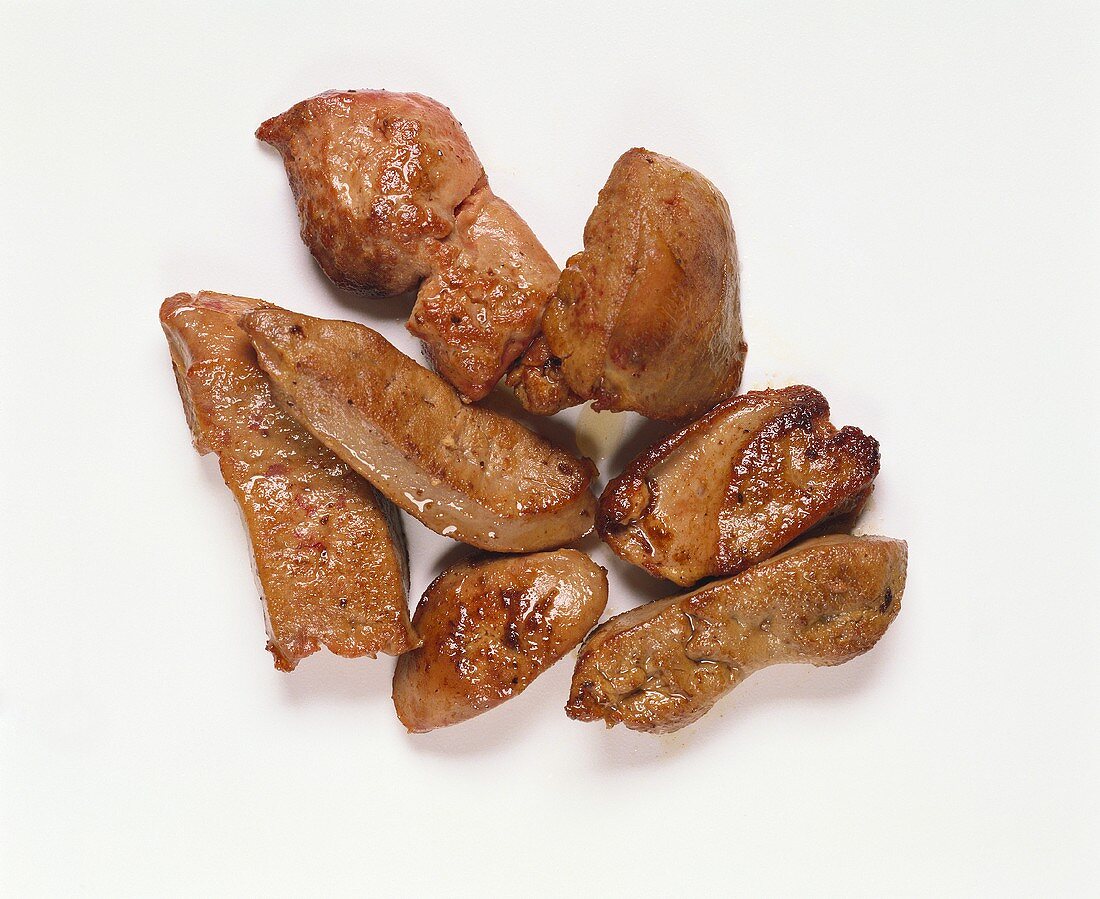 Fried poultry liver