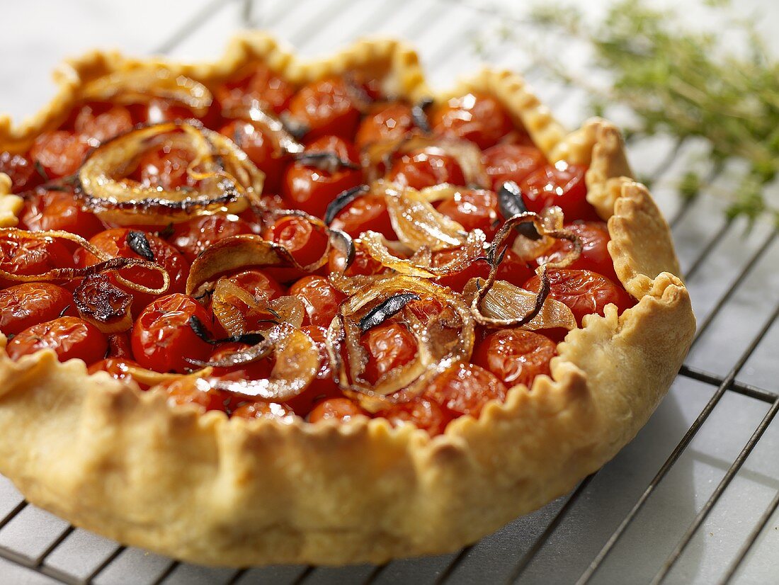 Tomaten-Zwiebel-Tarte