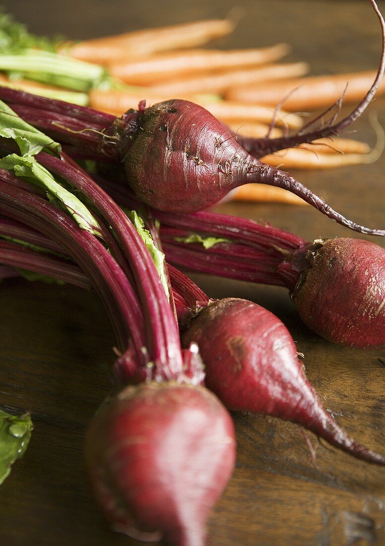 Fresh Beets; Carrots