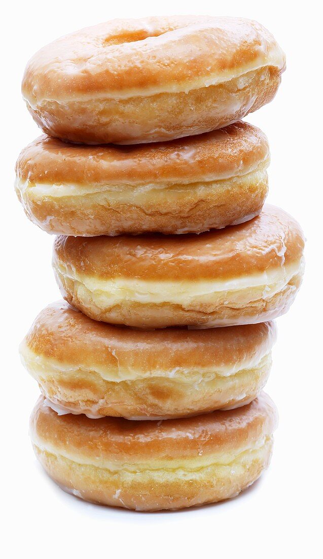 Stack of Glazed Doughnuts