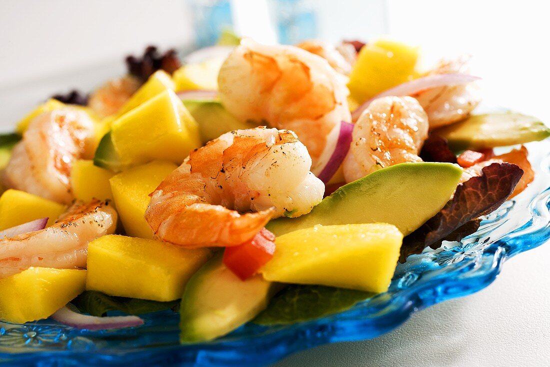 Shrimp, Mango and Avocado Salad