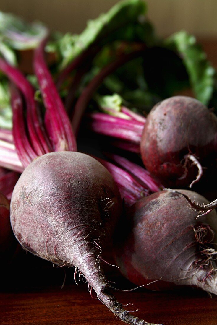 Fresh Beets with Greens