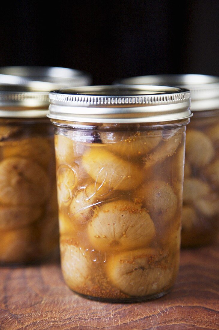 Jars of Canned Figs