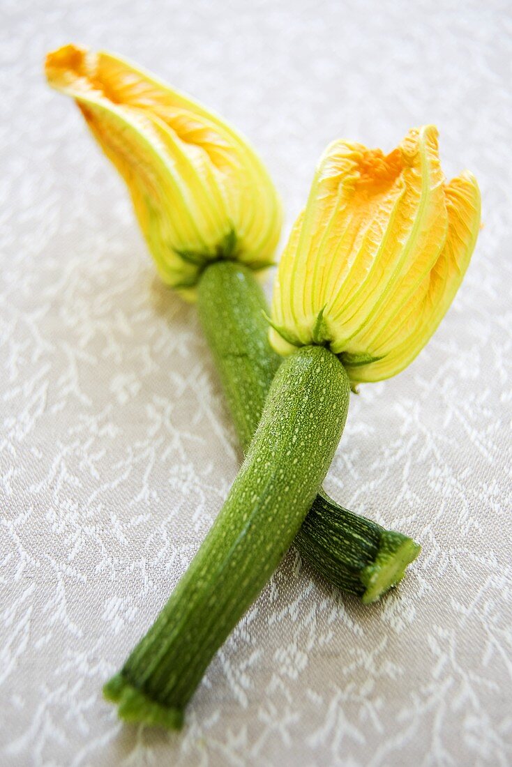 Courgettes with Blossoms