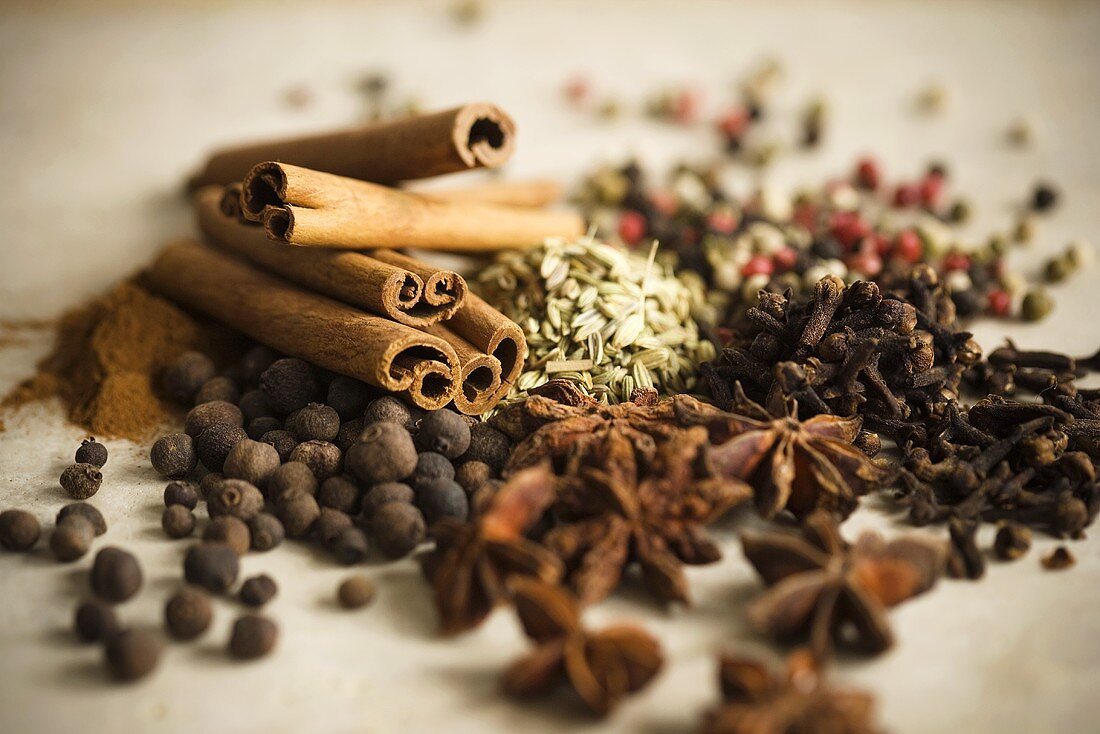 Still Life of Assorted Dried Spices