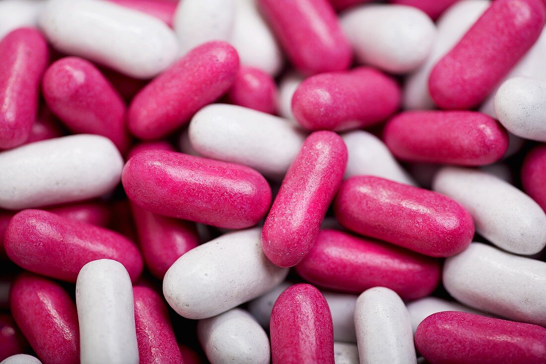 Pink and White Candy Coated Licorice