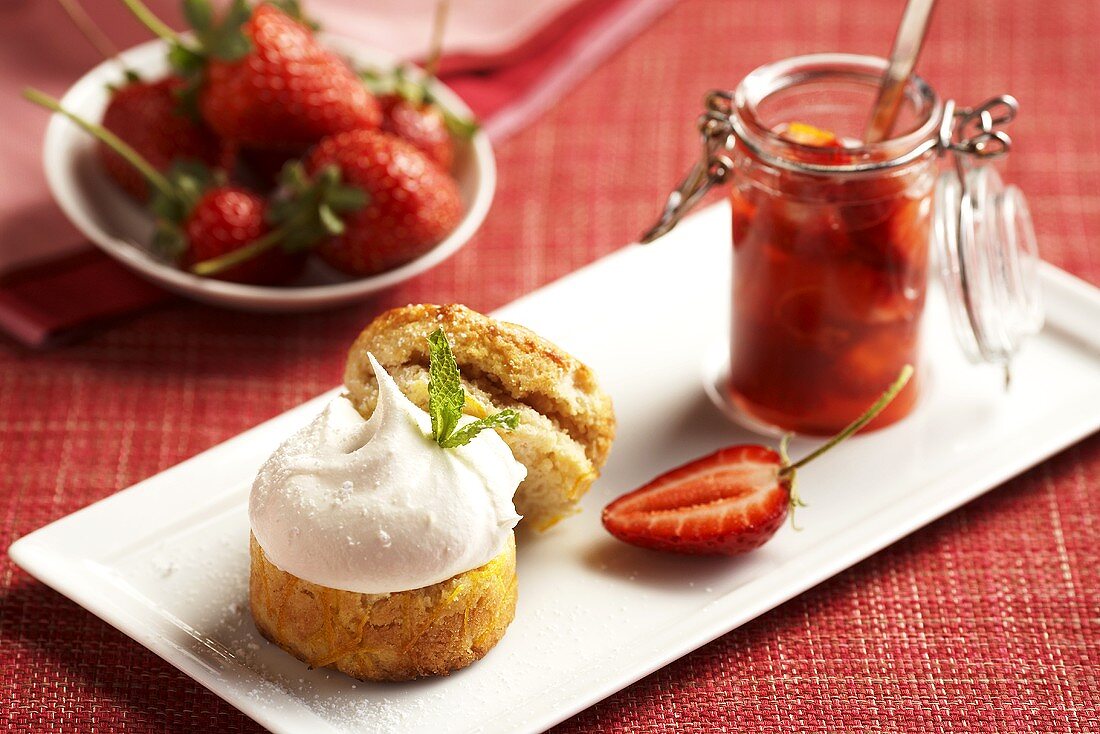Strawberry Shortcake (Erdbeerdessert, USA)