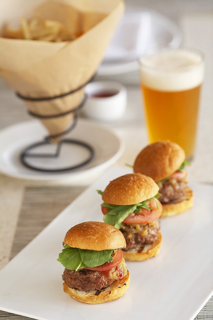 Sliders with Beer