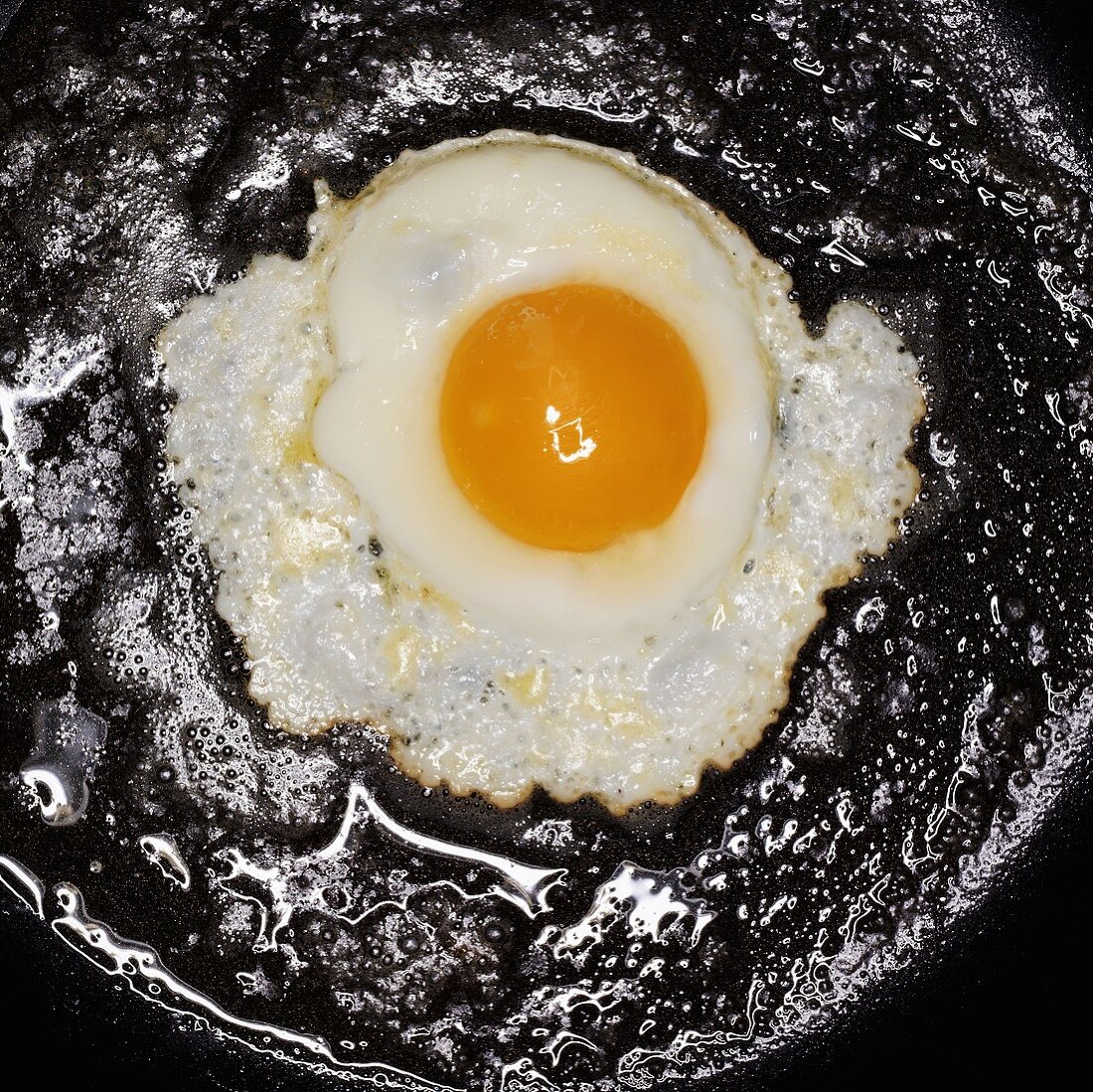 Egg Frying in Frying Pan