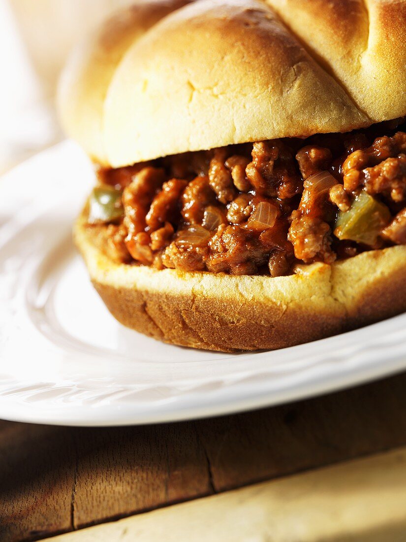 Sloppy Joe Sandwich mit Hackfleisch