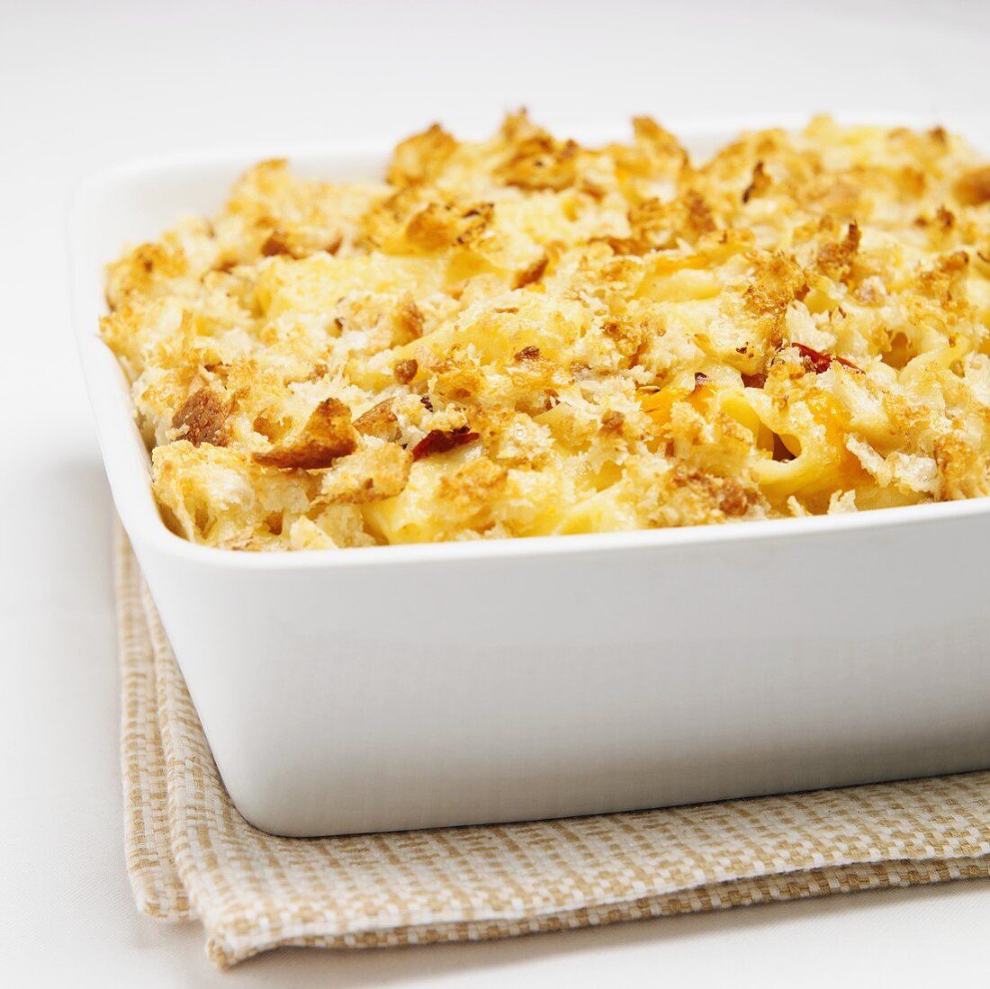 Baked Mac and Cheese in Baking Dish