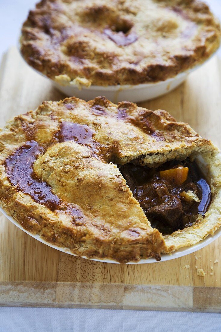 Steak Pies mit Pilzen