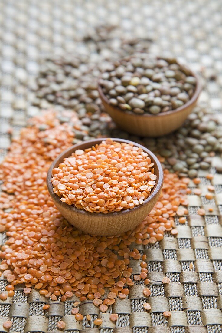 Red and Green Lentils