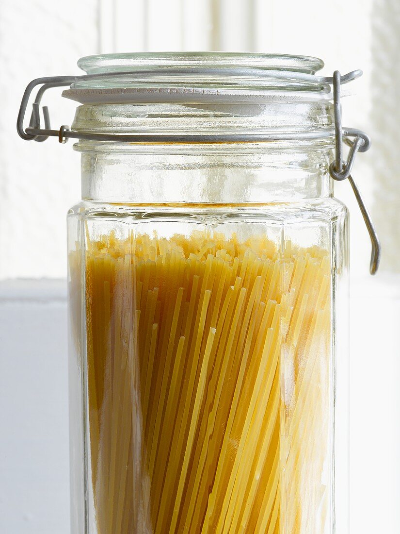 Spaghetti im Vorratsglas