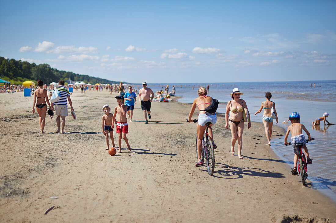 Balduri section on Balduri beach, Riga, Latvia