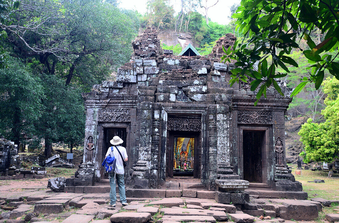 Ausgrabungen Wat Phou bei Champasak bei Pakse, Süd-Laos, Laos, Asien