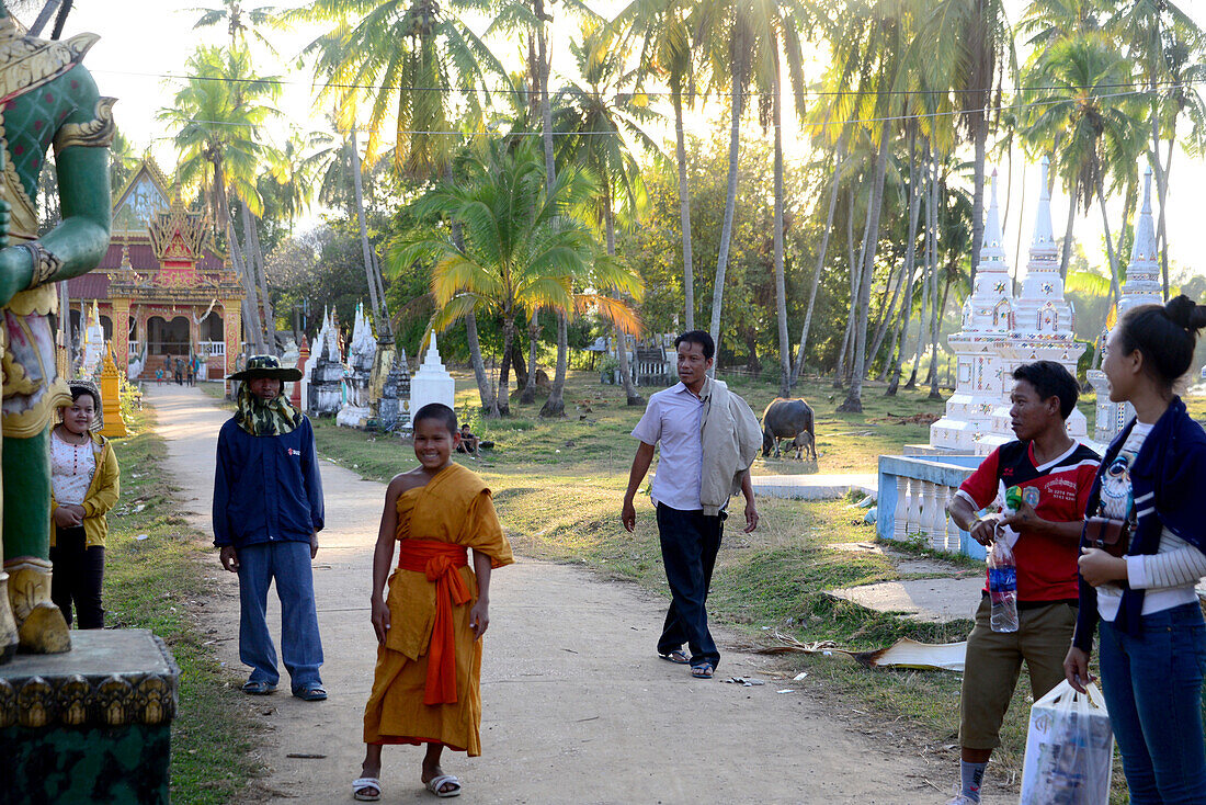 On the Island of Don Khon, 1000 island, south-Laos, Laos, Asia