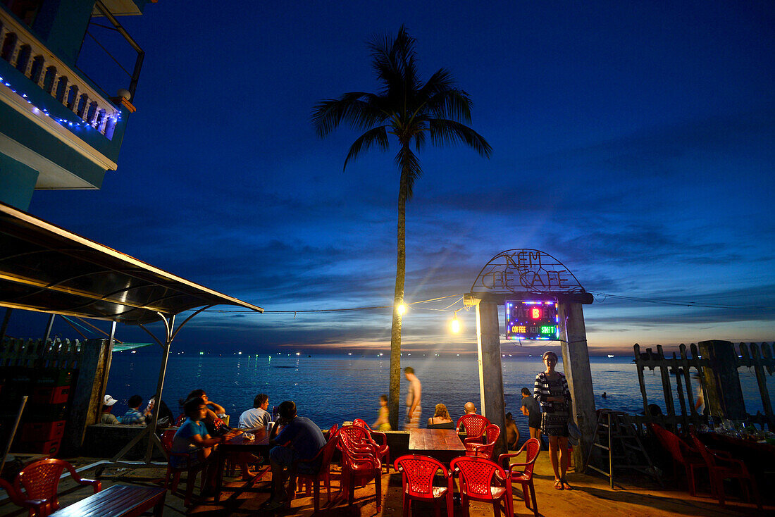 Bar at the beach of Duong Dong on the island of Phu Quoc, Vietnam, Asia