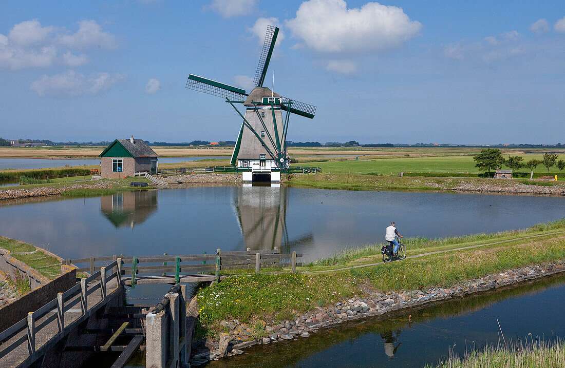 Holland, Europe, Netherlands, Texel, windmill, water, H44-10915892