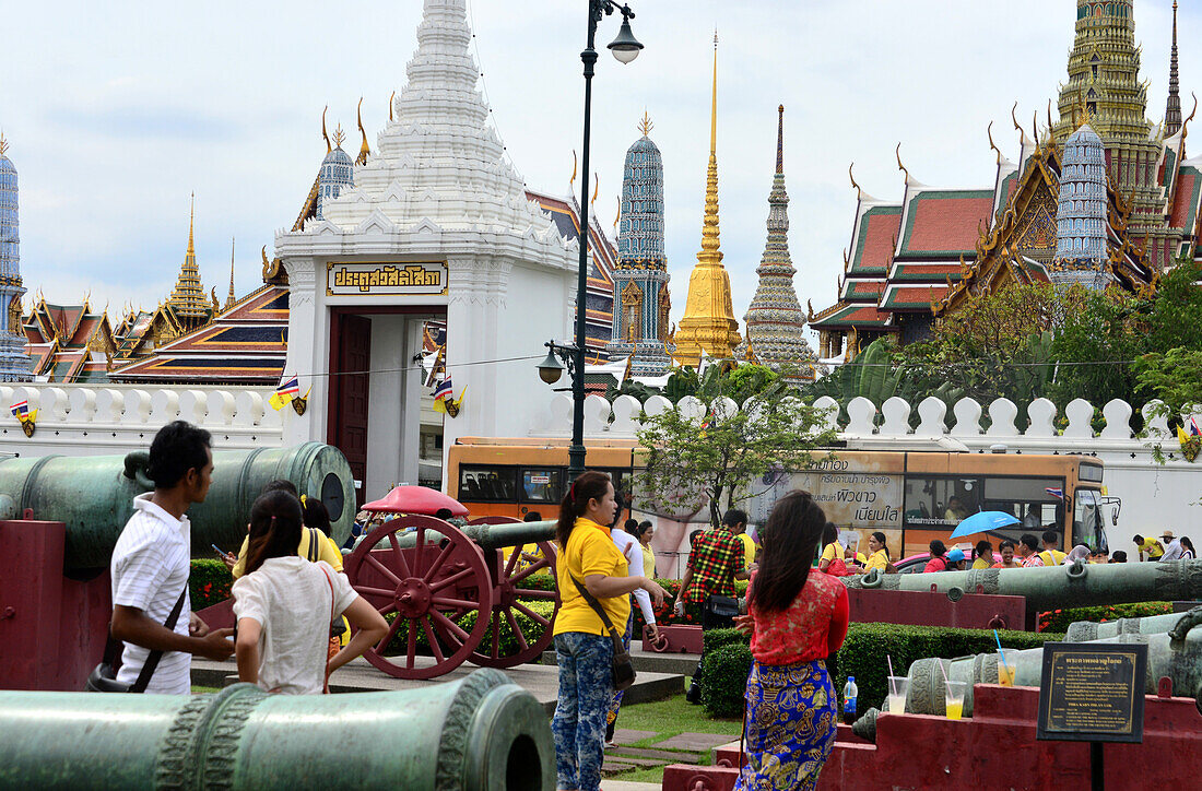 In front of Wat Phra Kaeo, Bangkok, Thailand