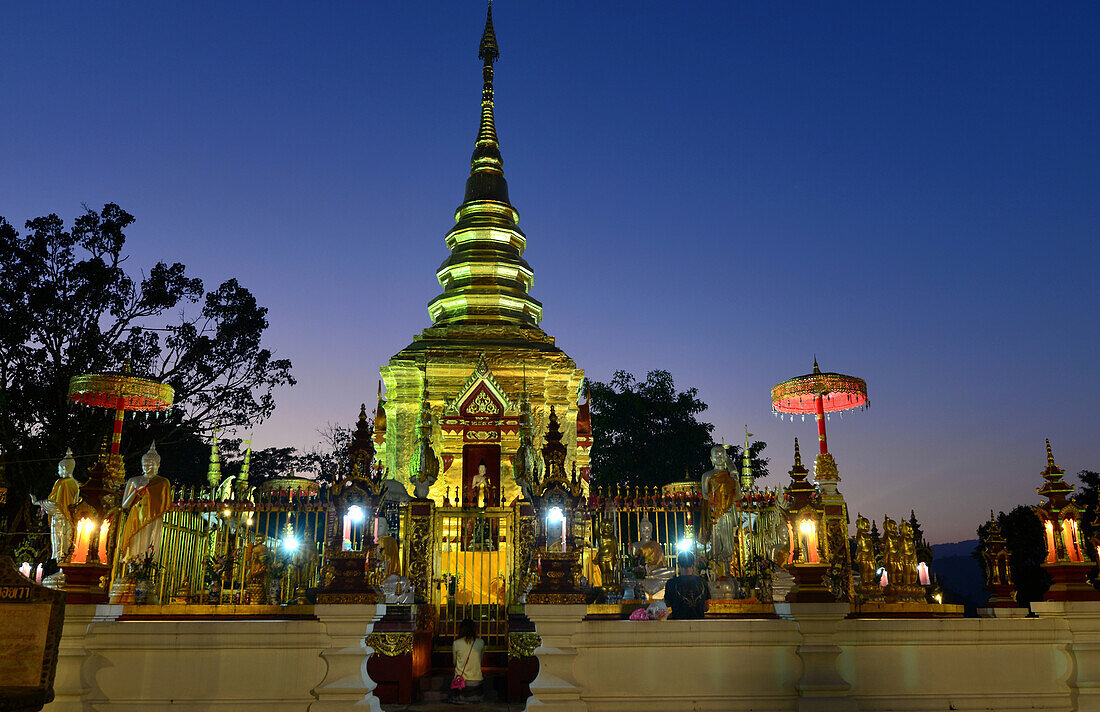 Wat Doi Wao über Mae Sai, Nord-Thailand, Thailand