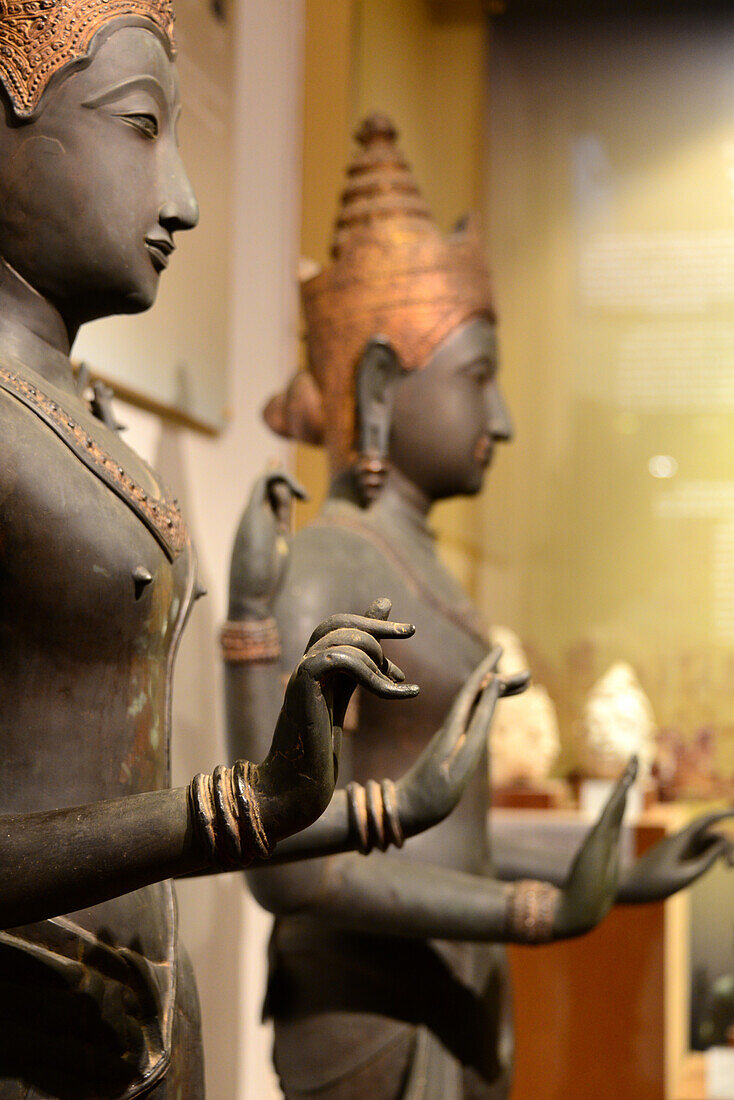 Skulpturen im National Museum, Alt-Sukhothai, Thailand