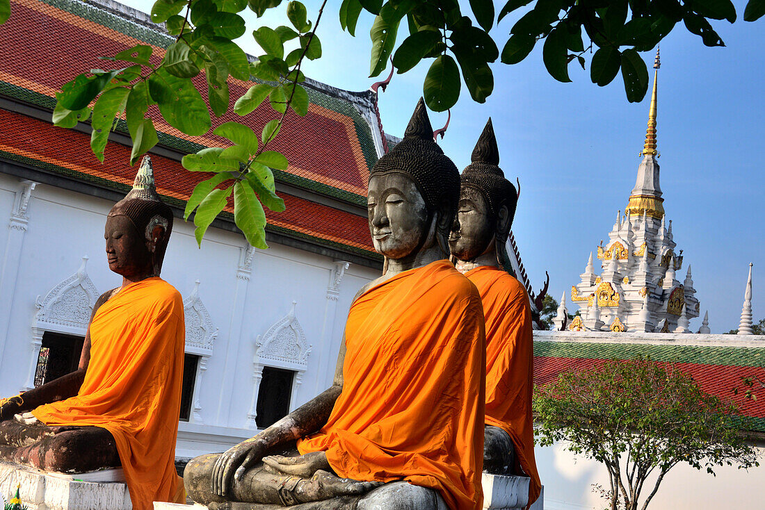 Wat Phra Boromathat near Surat Thani, South-Thailand, Thailand
