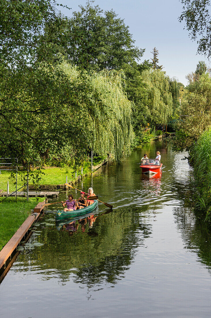 Little Venice,  Canal in Berlin  Rahnsdorf