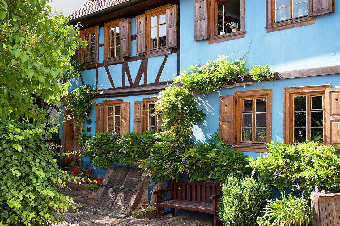 Old town of Amorbach, Miltenberg, Odenwald, Bavaria, Germany